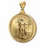 2022 1 oz Gold Eagle Pendant (Diamond-ScrewTop Bezel)