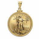 2022 1 oz Gold Eagle Pendant (Diamond-ScrewTop Bezel)