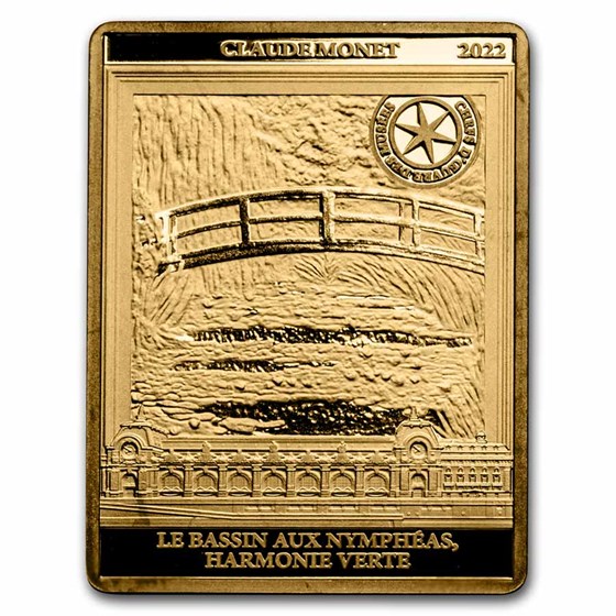 2022 1 oz Pf Gold €200 Masterpieces of Museums (The Lily Pond) 2022 1 oz Pf Gold €200 Masterpieces of Museums (The Lily Pond)