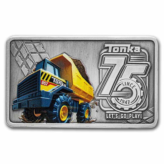 2022 1 oz Silver $2 Tonka 75th Anniversary