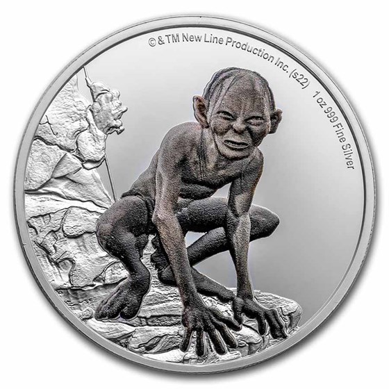 2022 1 oz Silver Coin $2 The Lord of the Rings: Gollum 2022 1 oz Silver Coin $2 The Lord of the Rings: Gollum
