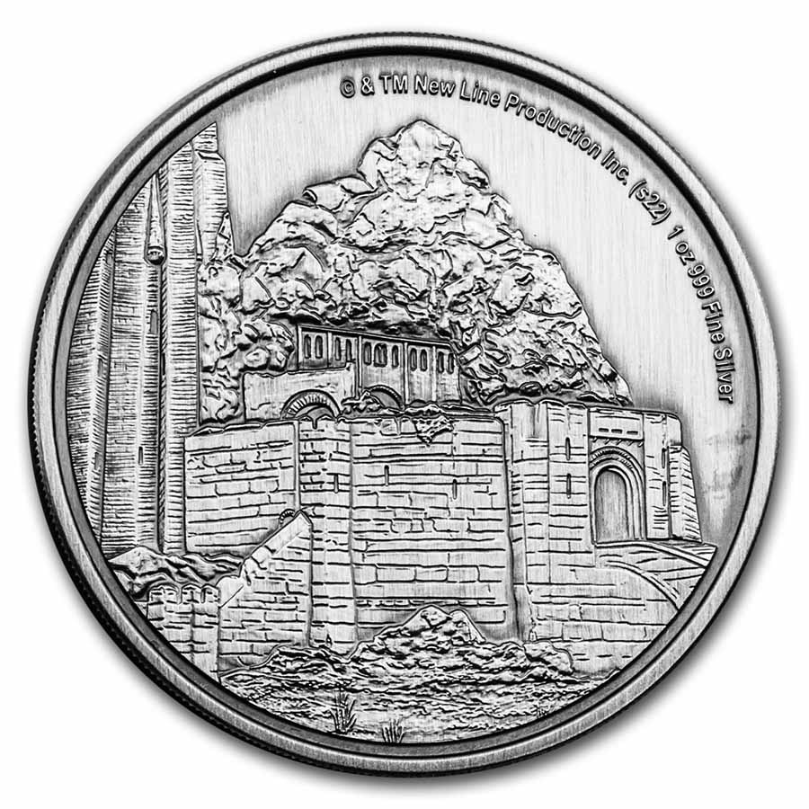 2022 1 oz Silver Coin $2 The Lord of the Rings: Helm's Deep
