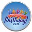 2022 1 oz Silver Colorized Round - APMEX (Birthday Candles)