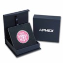 2022 1 oz Silver Colorized Round - APMEX (Happy Birthday Pink)