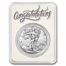 2022 1 oz Silver Eagle - w/Congrats, Newlyweds Card, In TEP