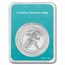 2022 1 oz Silver Eagle - w/Happy Easter, Easter Eggs Card, In TEP