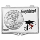 2022 1 oz Silver Eagle - w/Snap-Lock, Congratulations Graduate