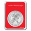2022 1 oz Silver Eagle - w/Stars & Stripes Burst Card, In TEP