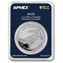 2022 1 oz Silver Mandala Crocodile (MintDirect® Premier + PCGS) 2022 1 oz Silver Mandala Crocodile (MintDirect® Premier + PCGS)