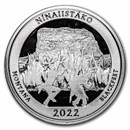 2022 1 oz Silver NATB Montana Glacier National Park (Box/COA)