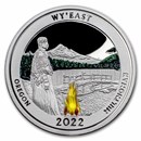 2022 1 oz Silver NATB Oregon Mt. Hood National Forest (Colorized)
