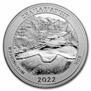 2022 1 oz Silver NATB Washington Olympic National Park (Box/COA)