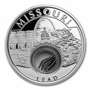 2022 1 oz Silver Treasures of the U.S. Missouri Lead (Box/COA)