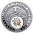2022 1 oz Silver Treasures of the U.S. Montana Sapphire (Box/COA)
