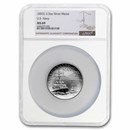 (2022) 2.5 oz Silver U.S. Navy Medal MS-69 NGC