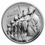 (2022) 2.5 oz Silver U.S. Navy Medal (w/Box & COA)