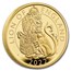2022 2 oz Gold Royal Tudor Beasts Lion of England Prf (Box/COA)