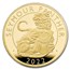 2022 2 oz Gold Royal Tudor Beasts Seymour Panther Prf (Box/COA)