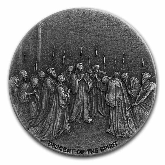 2022 2 oz Silver Coin - Biblical Series (Descent of the Spirit)