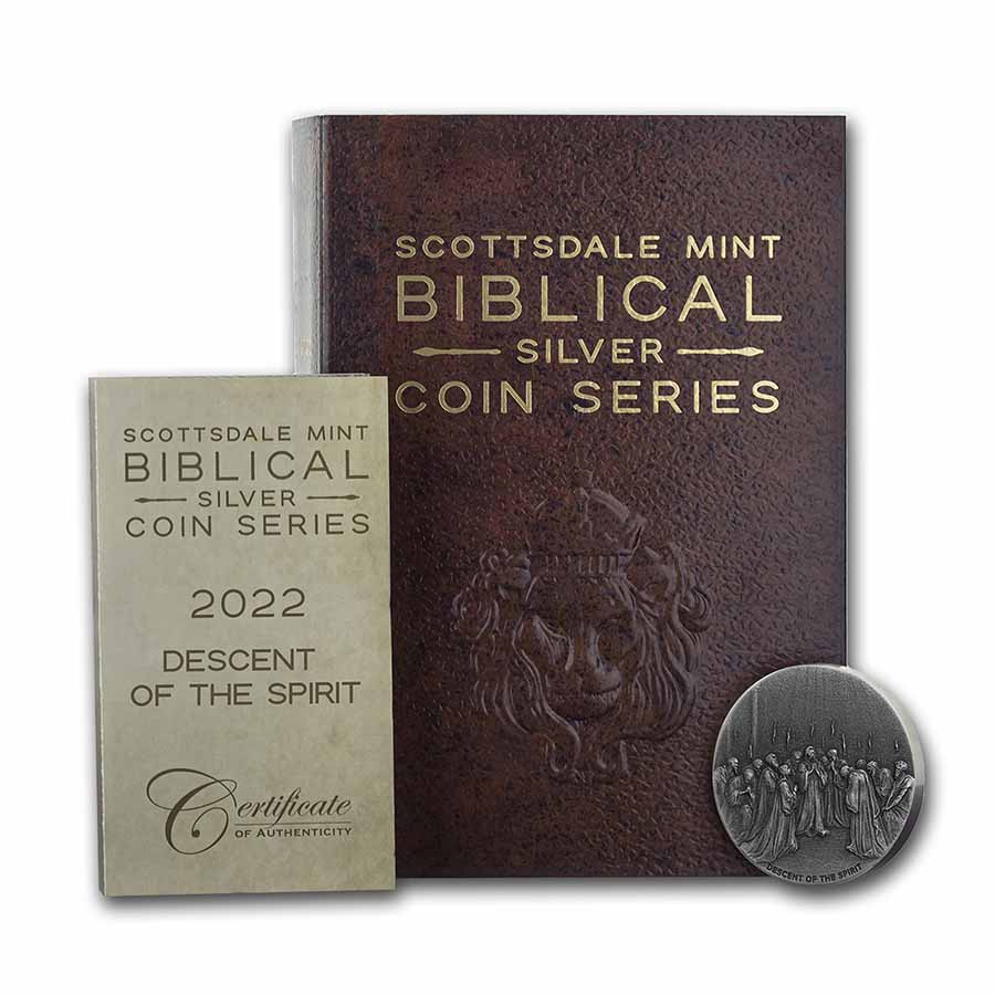 Buy 2022 2 oz Silver Coin - Biblical Series (Descent of the Spirit