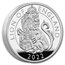 2022 2 oz Silver Royal Tudor Beasts Lion of England Prf (Box/COA)
