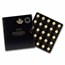 2022 25x 1 gram Gold Maple Leafs Maplegram25™ (In Assay Sleeve)