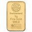 2022 5 gram Gold Bar - Argor-Heraeus Year of the Tiger (Assay)