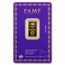 2022 5 gram Gold Bar - PAMP Suisse Diwali Lakshmi