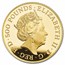 2022 5 oz Gold Royal Tudor Beasts Lion of England Prf (Box/COA)