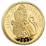 2022 5 oz Gold Royal Tudor Beasts Lion of England Prf (Box/COA)