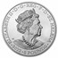 2022 5 oz Silver Goddesses: Hera and the Peacock BU (w Box & COA)