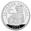 2022 5 oz Silver Royal Tudor Beasts Seymour Panther Prf (Box/COA)