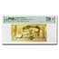 2022 5 Utah Goldbacks - Aurum Gold Foil Note 24k MS-70 PMG