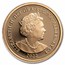 2022 Alderney Gold Sovereign Elizabeth II Four Graces Proof