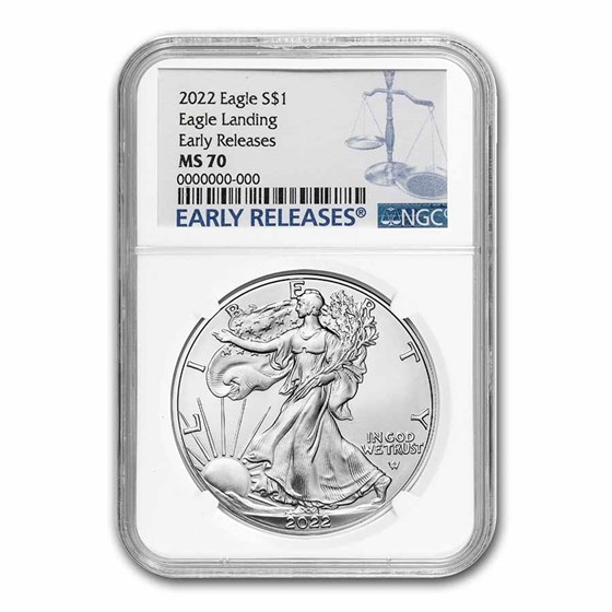 2022 American Silver Eagle MS-70 NGC (Early Release)