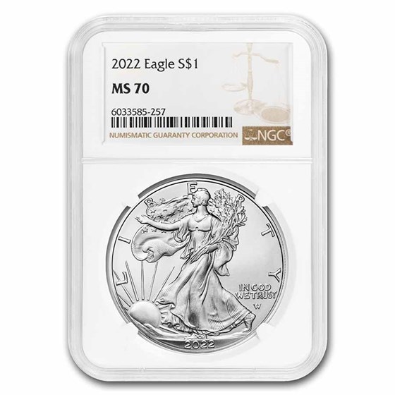 2022 American Silver Eagle MS-70 NGC