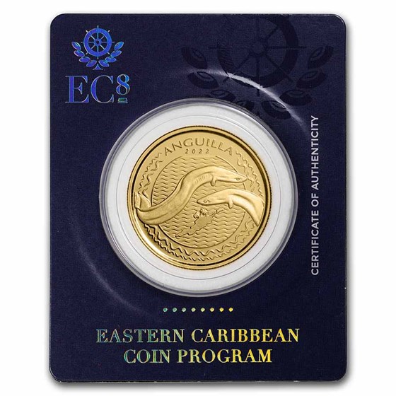 2022 Anguilla Eel 1 oz Gold BU 2022 Anguilla Eel 1 oz Gold BU