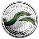 2022 Anguilla Eel 1 oz Silver (Colorized)