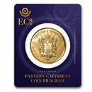 2022 Antigua & Barbuda 1 oz Gold Coat of Arms BU