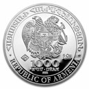 2022 Armenia 5 oz Silver 1000 Drams Noah’s Ark