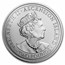 2022 Ascension Island 1 oz Silver Saint George and the Dragon BU