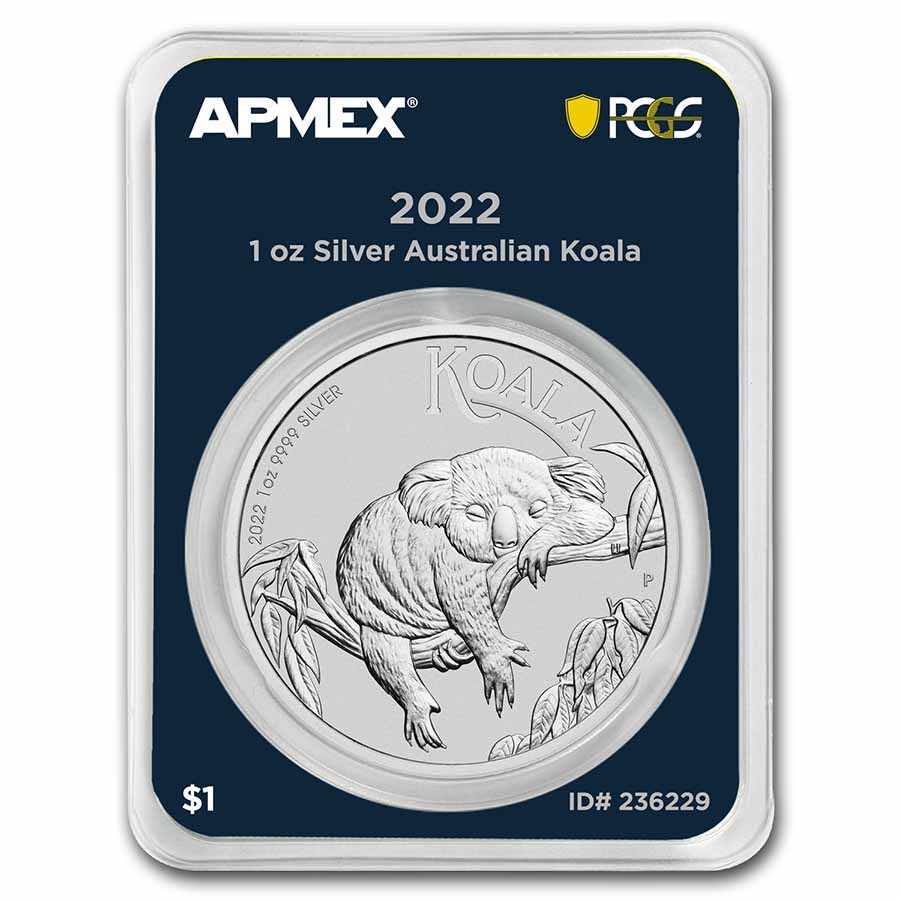 2022 AUS 1 oz Ag Koala (MintDirect® Premier Single + PCGS FS®)