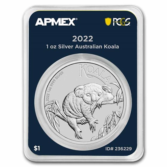 2022 AUS 1 oz Ag Koala (MintDirect® Premier Single + PCGS FS®) 2022 AUS 1 oz Ag Koala (MintDirect® Premier Single + PCGS FS®)