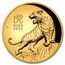 2022 AUS 1 oz Gold Lunar Tiger HR PR-70 PCGS (FS, Gold Label)