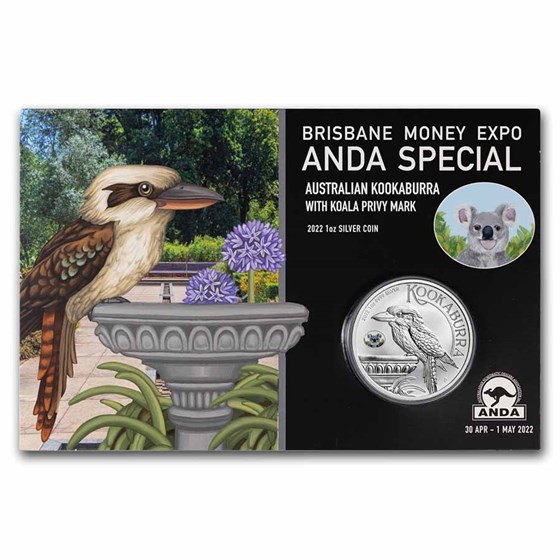 2022 AUS 1 oz Silver Kookaburra BU (w/ Koala Privy) 2022 AUS 1 oz Silver Kookaburra BU (w/ Koala Privy)