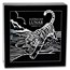 2022 AUS 1 oz Silver Lunar Tiger Proof Colorized (w/Box & COA)