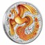 2022 AUS 1 oz Silver Phoenix Red & Gold Colorized (Display Card)
