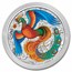 2022 AUS 1 oz Silver Phoenix Vivid Colorized BU (in Capsule)