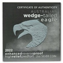 Buy 2022 2 oz Silver Wedge-Tailed Eagle Rev PF-70 | APMEX