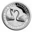 2022 AUS 5 oz Silver Swan Proof COA #2 (High Relief, w/Box & COA)